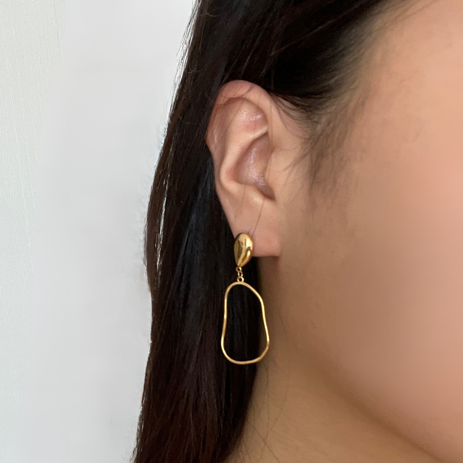 Jia 18k Gold Vermeil Sterling Silver Drop Earrings- KORYANGS Brand
